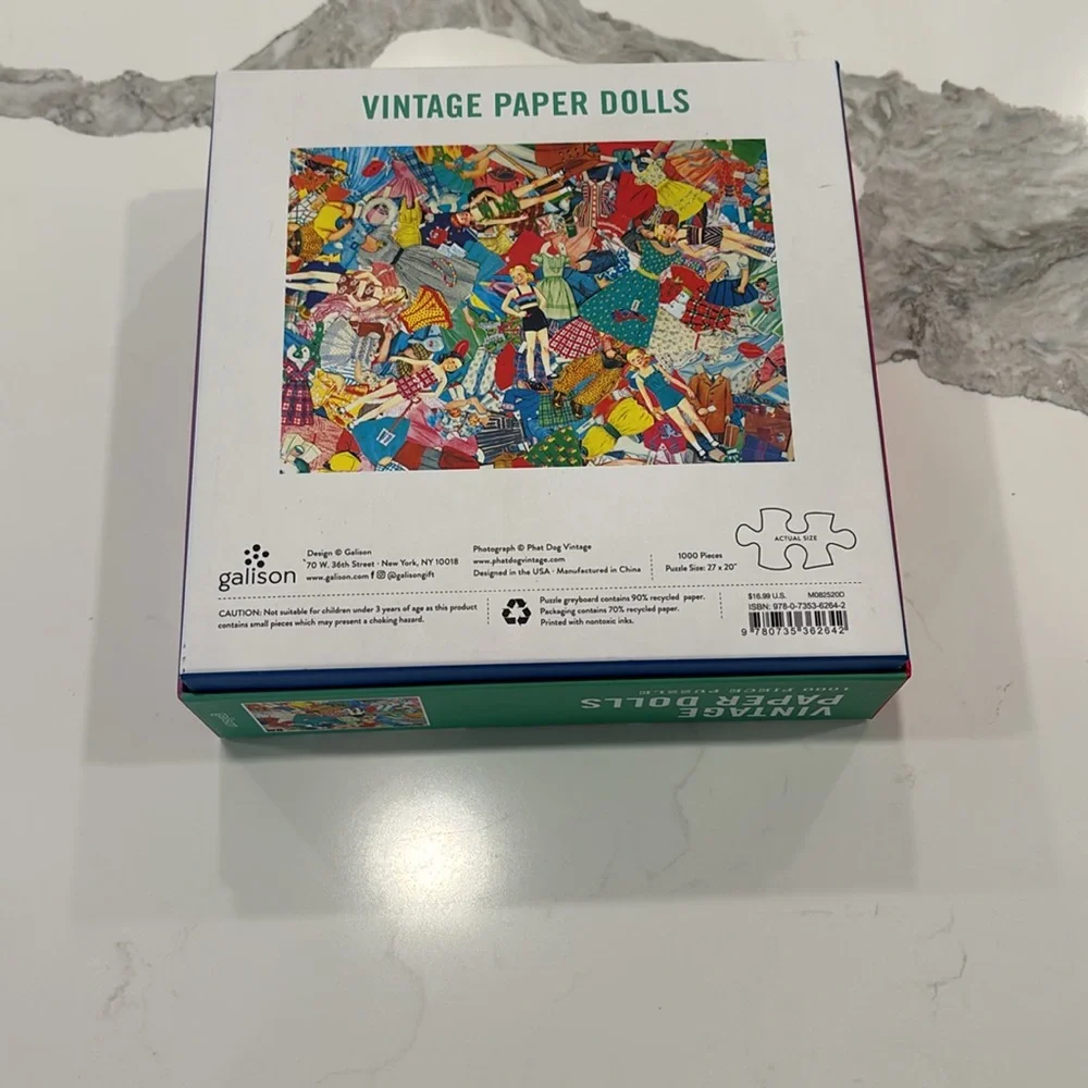 1000 piece Colorful Paper Dolls‎ Puzzle for adults and kids